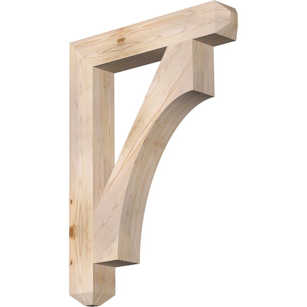 Ekena Millwork Westlake Craftsman Smooth Bracket, Douglas Fir, 5 1/2"W x 34"D x 46"H BKT06X34X46WTL04SDF - main